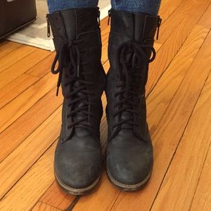 Steve Madden Half calf combat boots size 6.5
